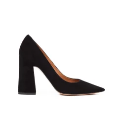 Janie Zapatos de salón de tacón alto en ante negro