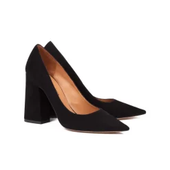 Janie Zapatos de salón de tacón alto en ante negro