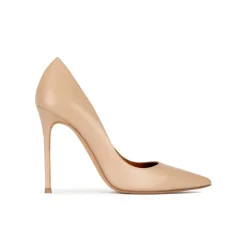 Kameron Zapato de salón con tacón alto en piel beige
