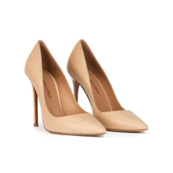Kameron Zapato de salón con tacón alto en piel beige