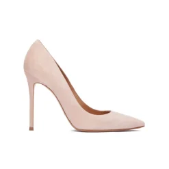 Kameron Zapatos de salón con tacón alto y punta fina en ante nude