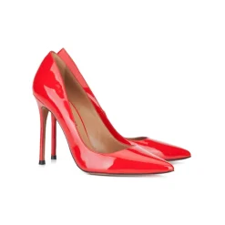 Kameron Zapatos de salón con tacón alto en charol rojo