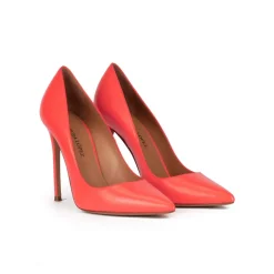 Kameron Zapatos de salón con punta afilada y tacón stiletto en piel coral