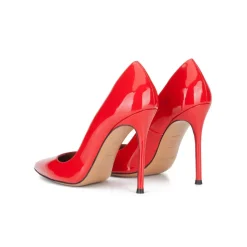 Kameron Zapatos de salón con tacón alto en charol rojo