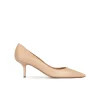 Raquel Zapatos de salón con tacón medio en piel beige